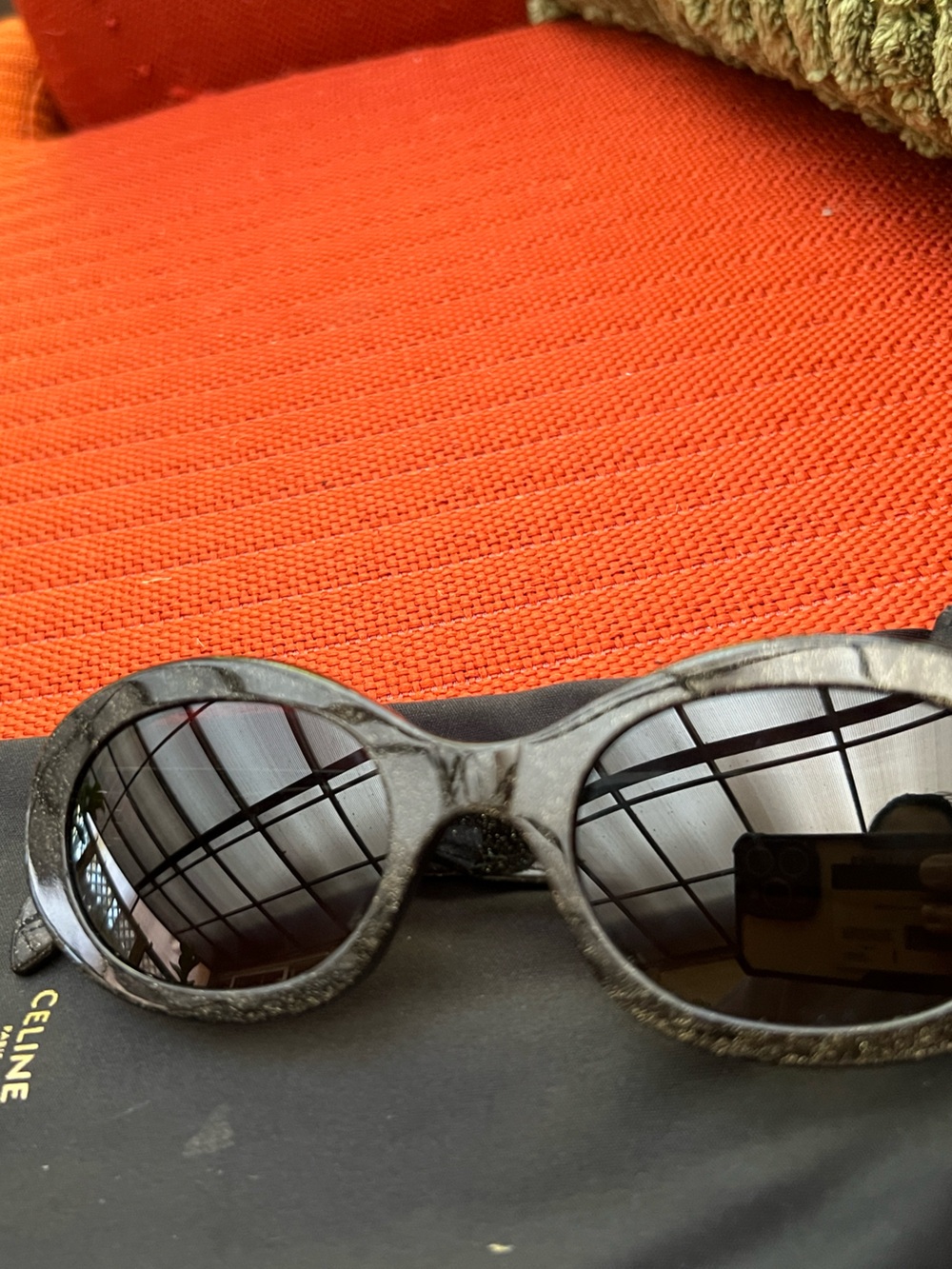 NEW AUTHENTIC CELINE Triomphe 52mm Oval Sunglasses - Picture 11 of 12